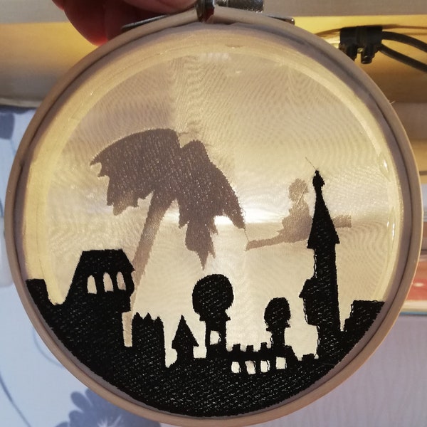 Stickdatei Shadowbox 1001 Nacht