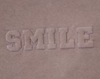 Lima de bordado 3 D - letras para la técnica Trapunto 5 cm