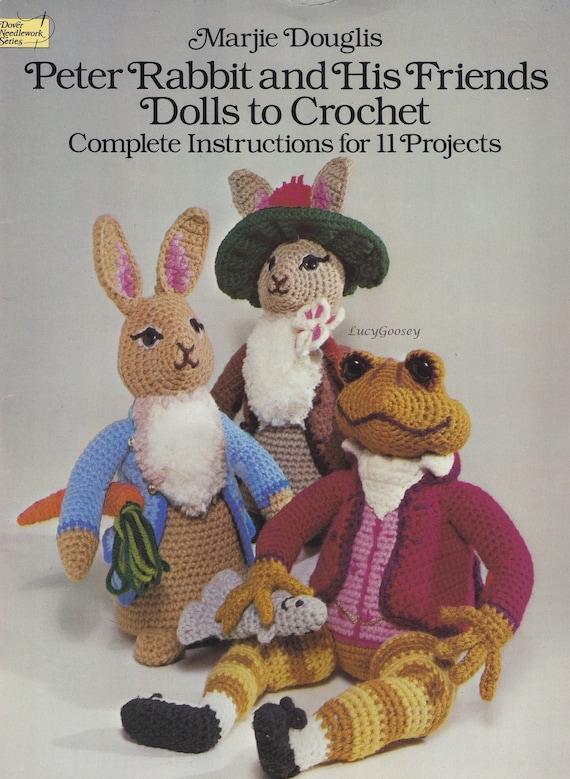 Crochet bunny pattern Holiday Bunnies Annie Potter pattern