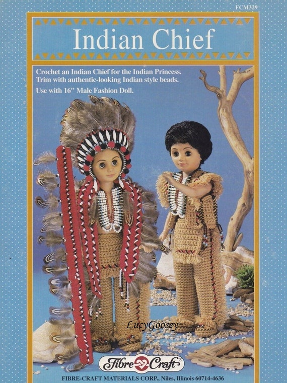 fibre craft indian princess doll