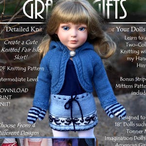 Sassy Skirts-ag-pdf Knitting Pattern for 18 Dolls Like - Etsy
