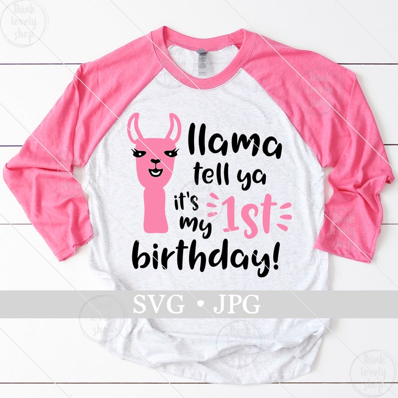Download Llama Birthday svg 1st birthday svg Llama shirt svg Llama ...