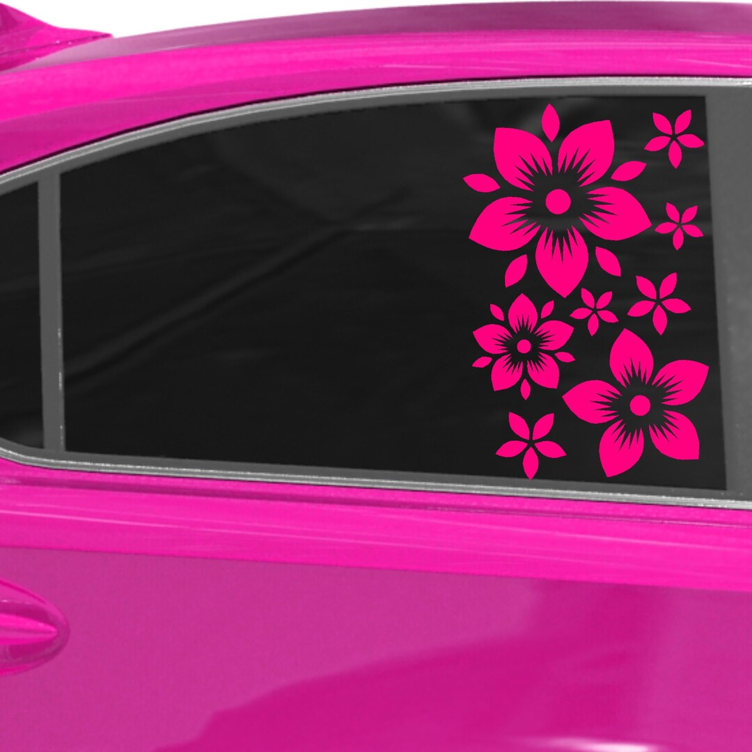 Cherry Blossom Car Wall Window Decal, Sakura Decals for Kitchen Windows