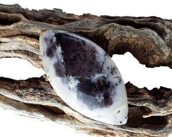Dendritic Purple Agate Cabochon, Natural Gemstone, Arizona Stone Cab, Flat back Stone Cabochon, Cabochon for Jewelry