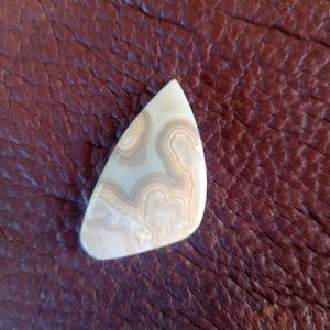 Lace Agate Cabochon - Gemstone Cabochon - White Lace Agate Gemstone - Collectable Cabochon