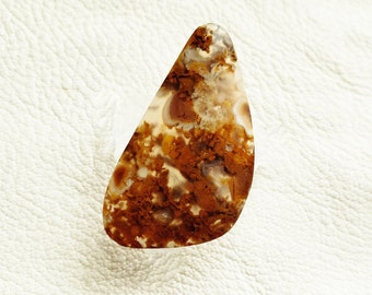 Plume Agate Cabochon, Wendover Plume Agate Cab, Natural Stone, Cabochon for collector, Designer Stone