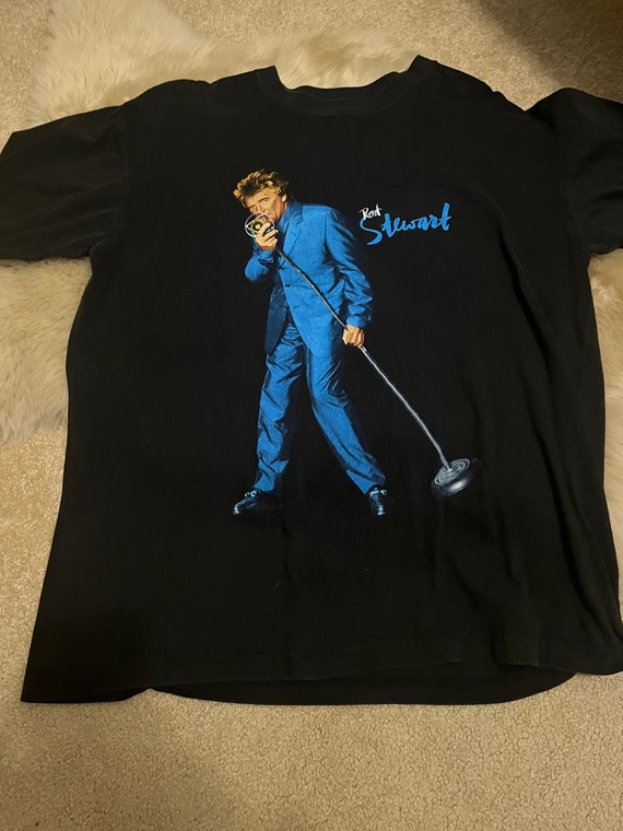 Vintage 1990s Rod Stewart concert tee XL.  All rod