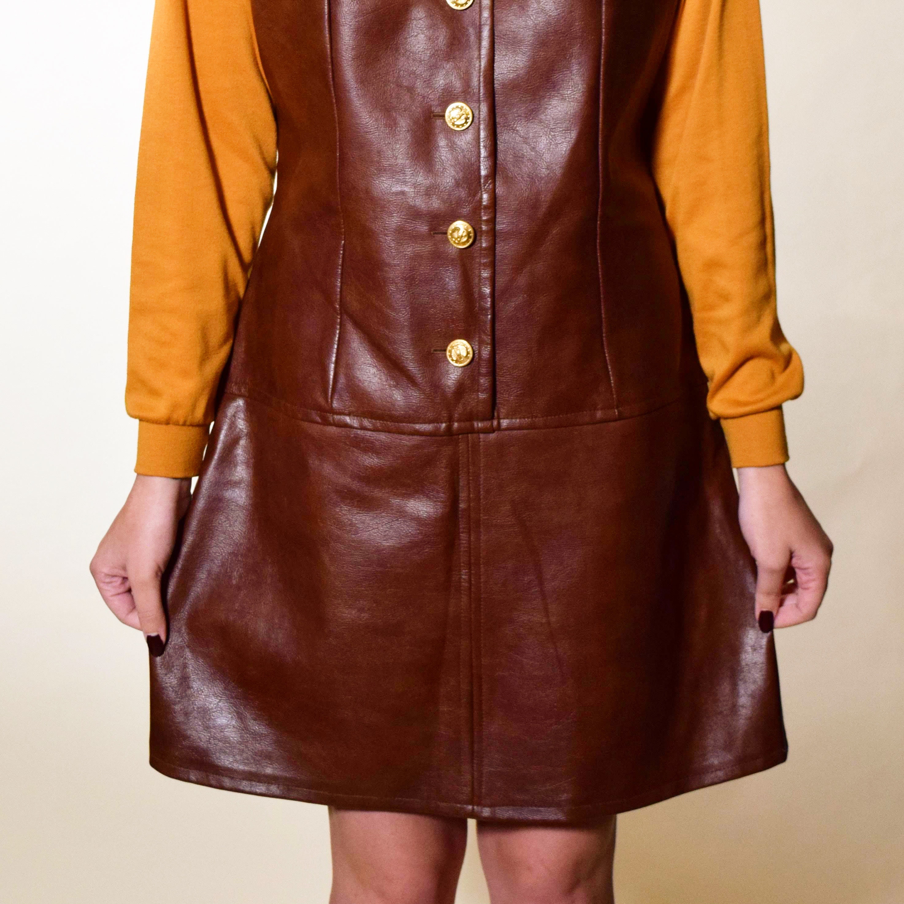 MADE] Theel Vintage Leather Jumper