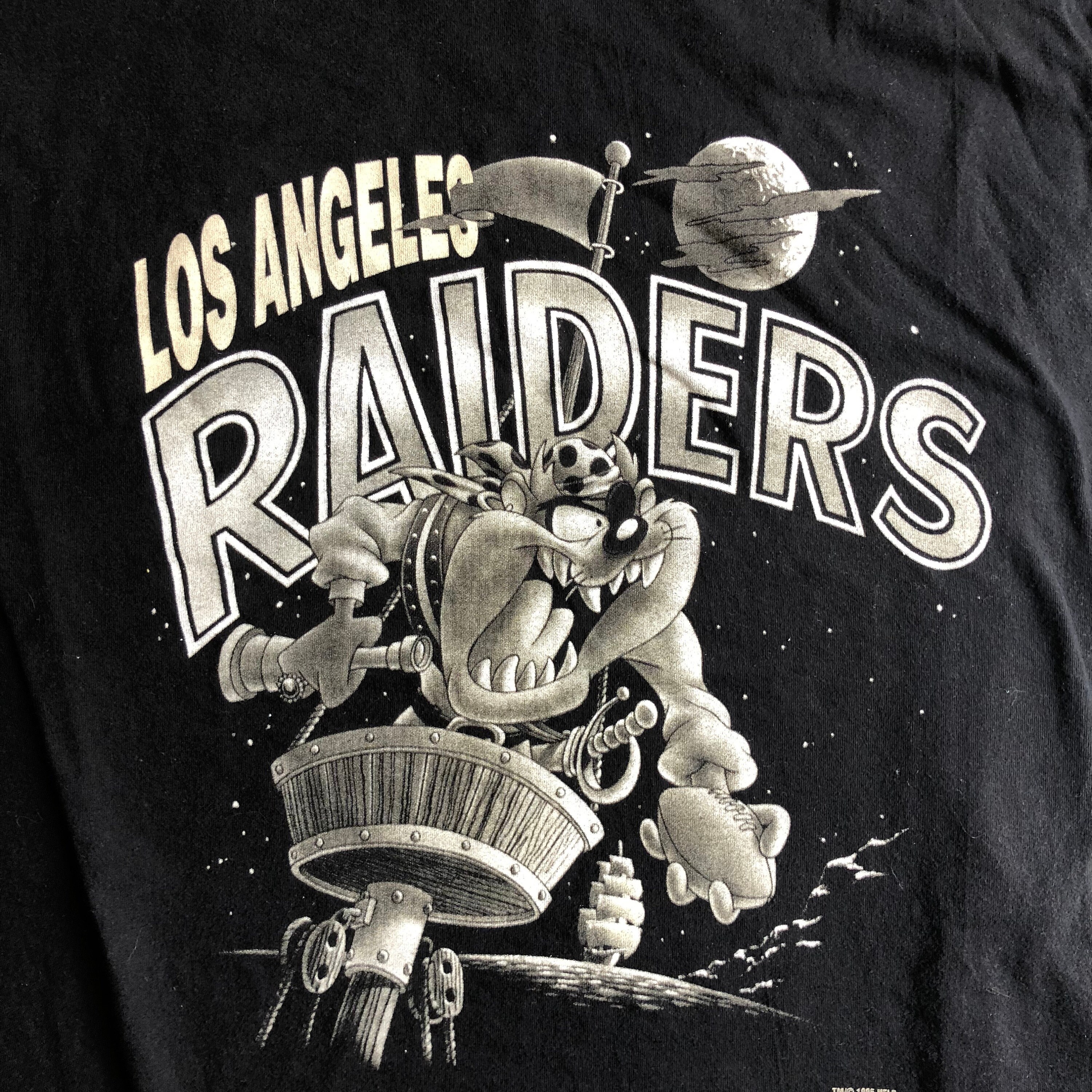 Authentic vintage RARE Los Angeles Raiders Football 1995 Tasmanian