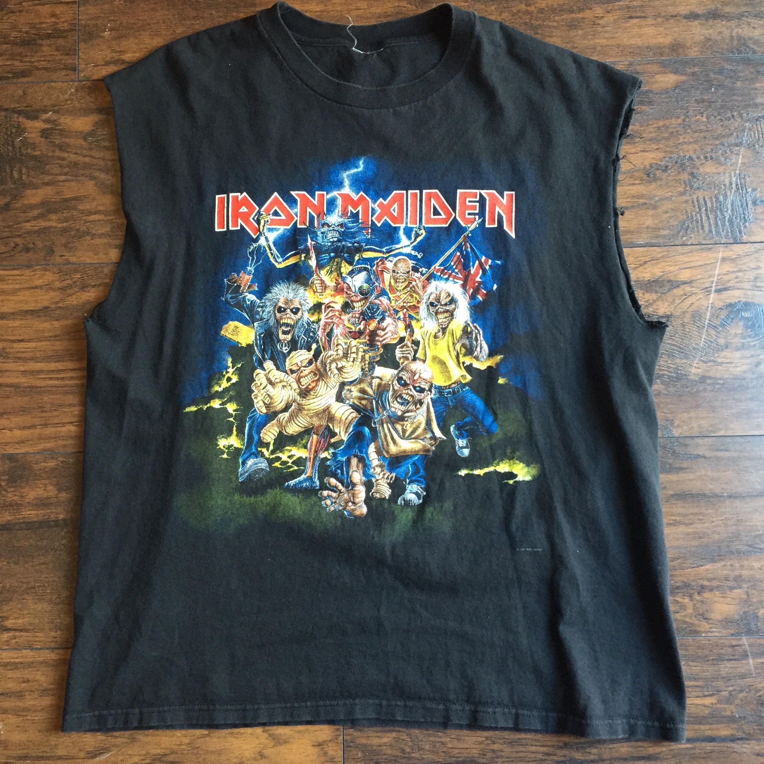 IRON MAIDEN vintage 90's Best of the Beast 1997 muscle tank top unisex L/XL