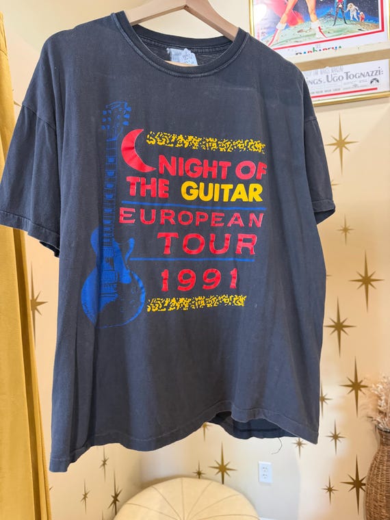 Very rare 1991 night of the guitar - European tour - robin trower , Rick derringer, Ronnie Monroe