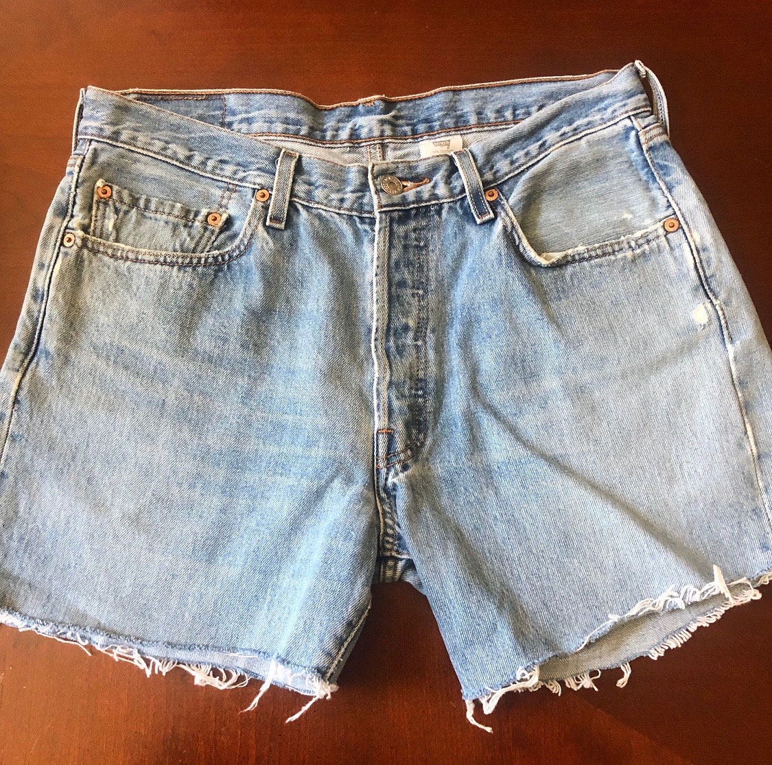 Vintage Levi's distressed cut off shorts with acid wash mark and Tweety ...