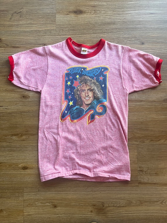 Rare vintage 1970s Roger Daltrey tee. Ringer size small