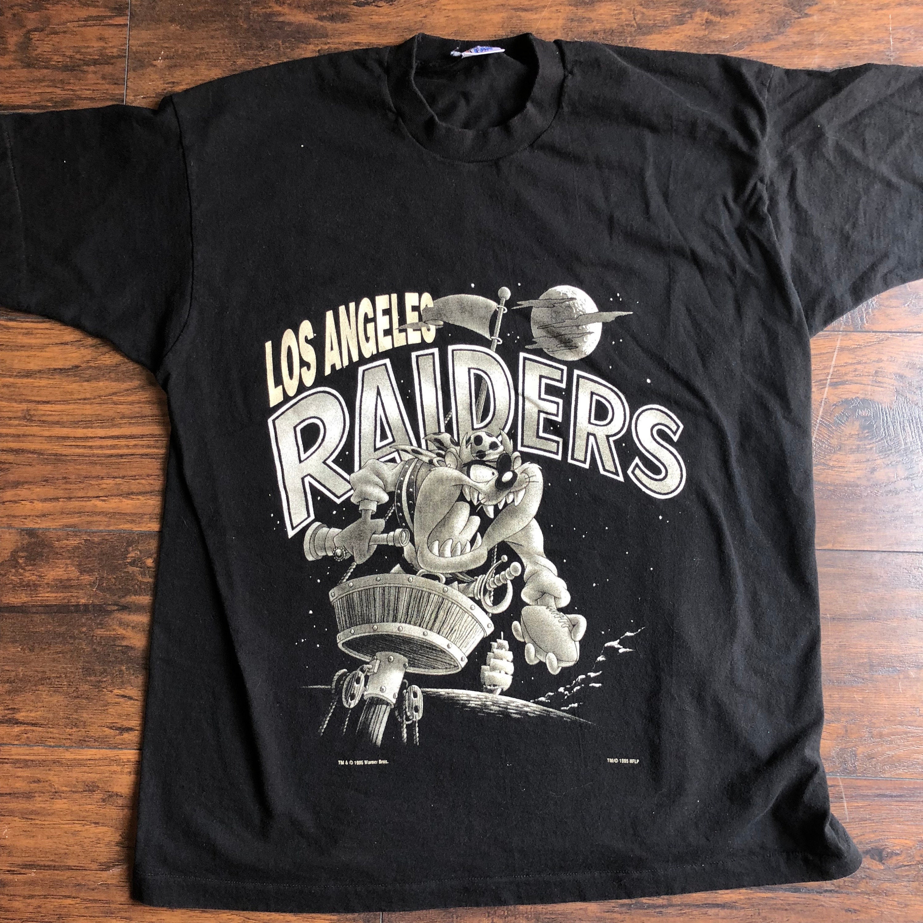 Authentic vintage RARE Los Angeles Raiders Football 1995 Tasmanian