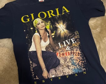 2004 Gloria Estefan live and unwrapped tour tee