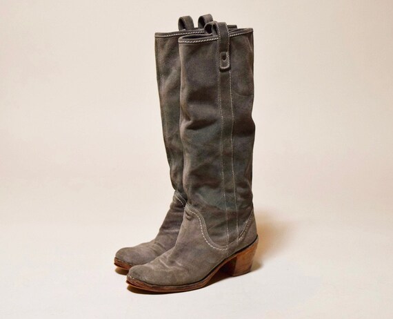 olive green suede boots