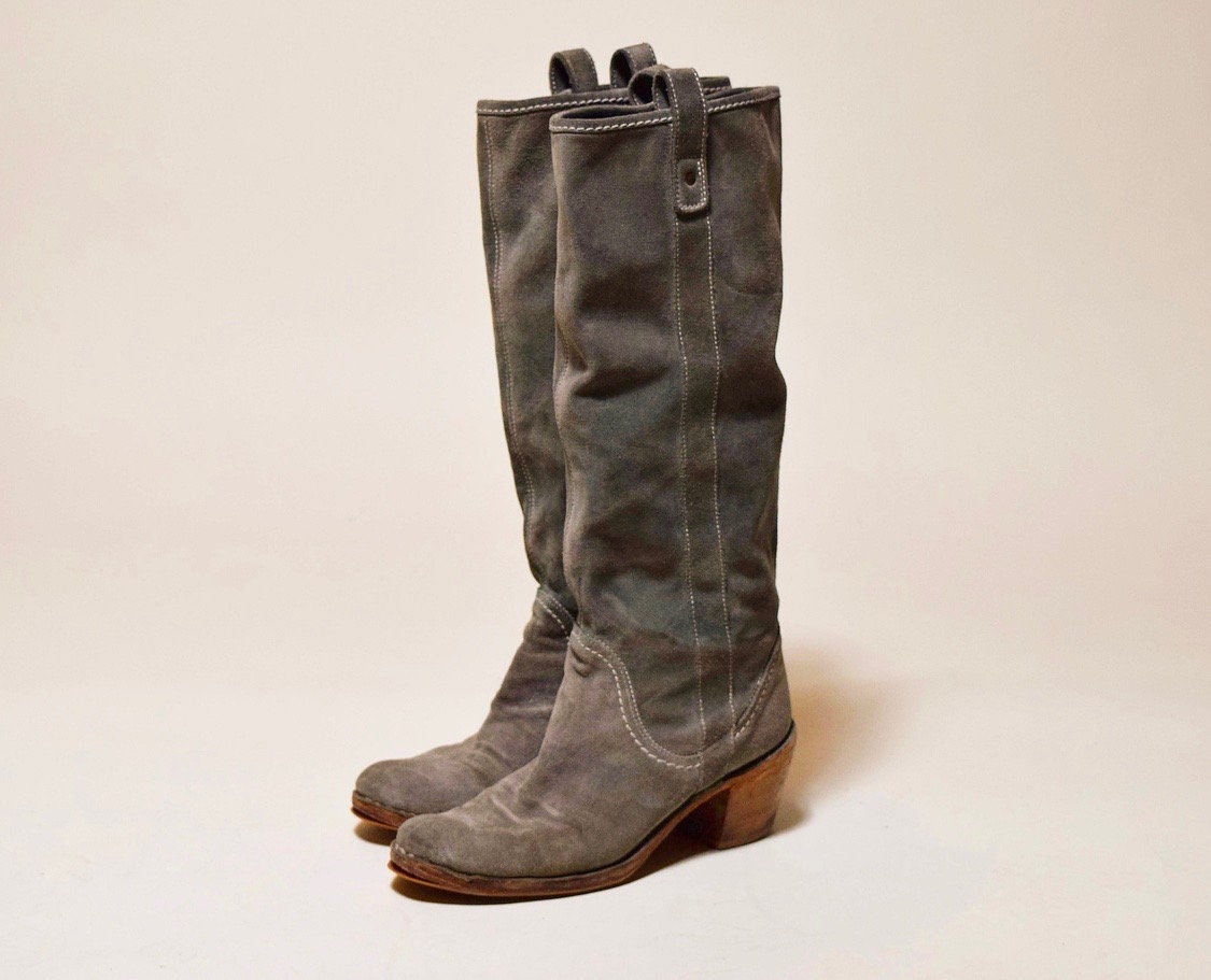 olive green tall boots