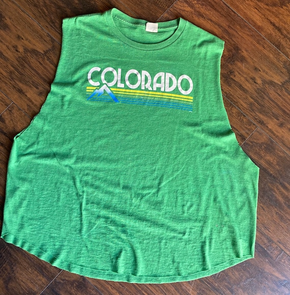 Cropped and chopped Colorado souvenier  tank  xl