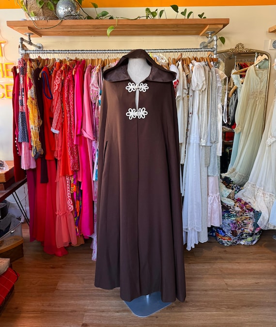 Rare vintage handmade 1970s cape/cloak