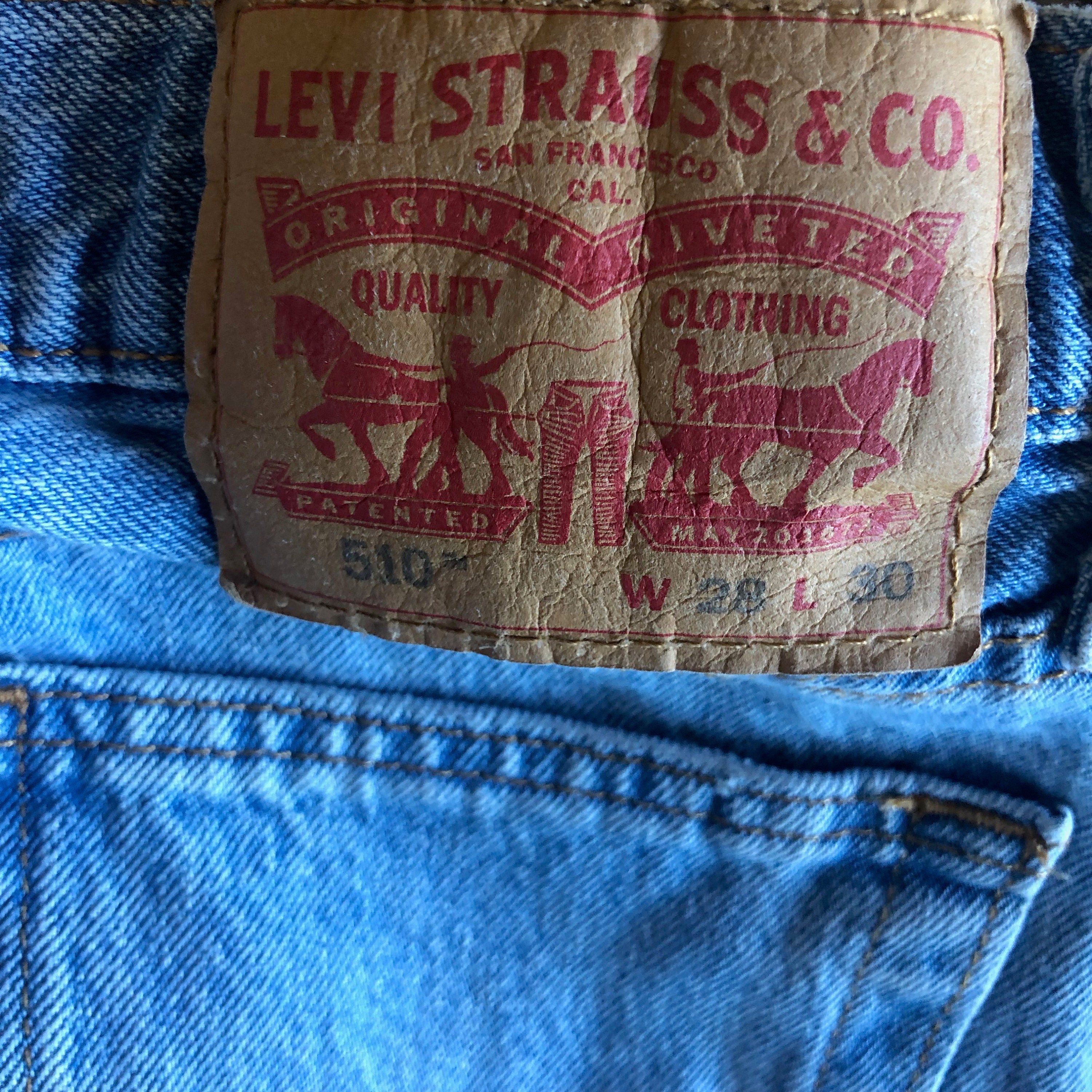 Vintage Levis 510 light denim mid rise straight leg boyfriend jeans ...