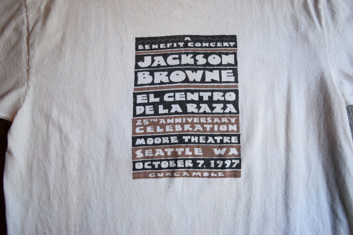 Jackson Browne 1988 Benefit Concert Tシャツ Jackson Browne 1988 Benefit Concert Tシャツ - メルカリ