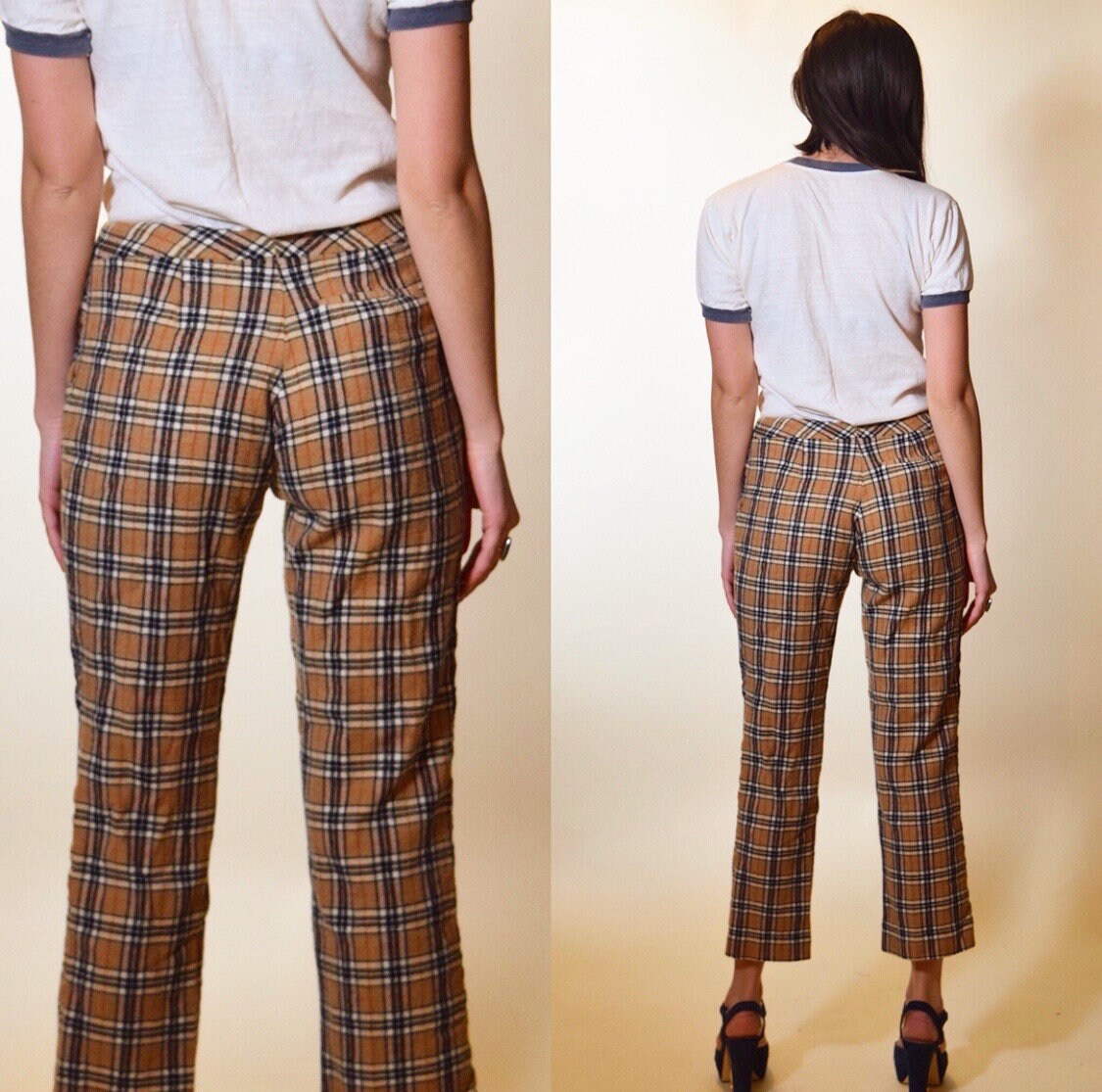 high waisted kick flare pants