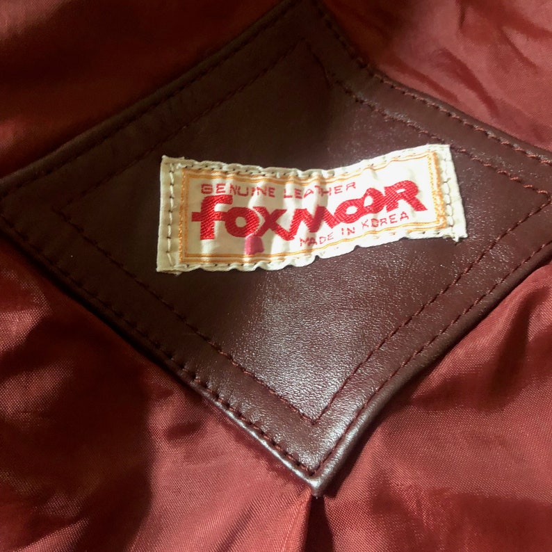 1970s purple maroonbrown tone leather classic button down collared cropped jacket women/'s size Small