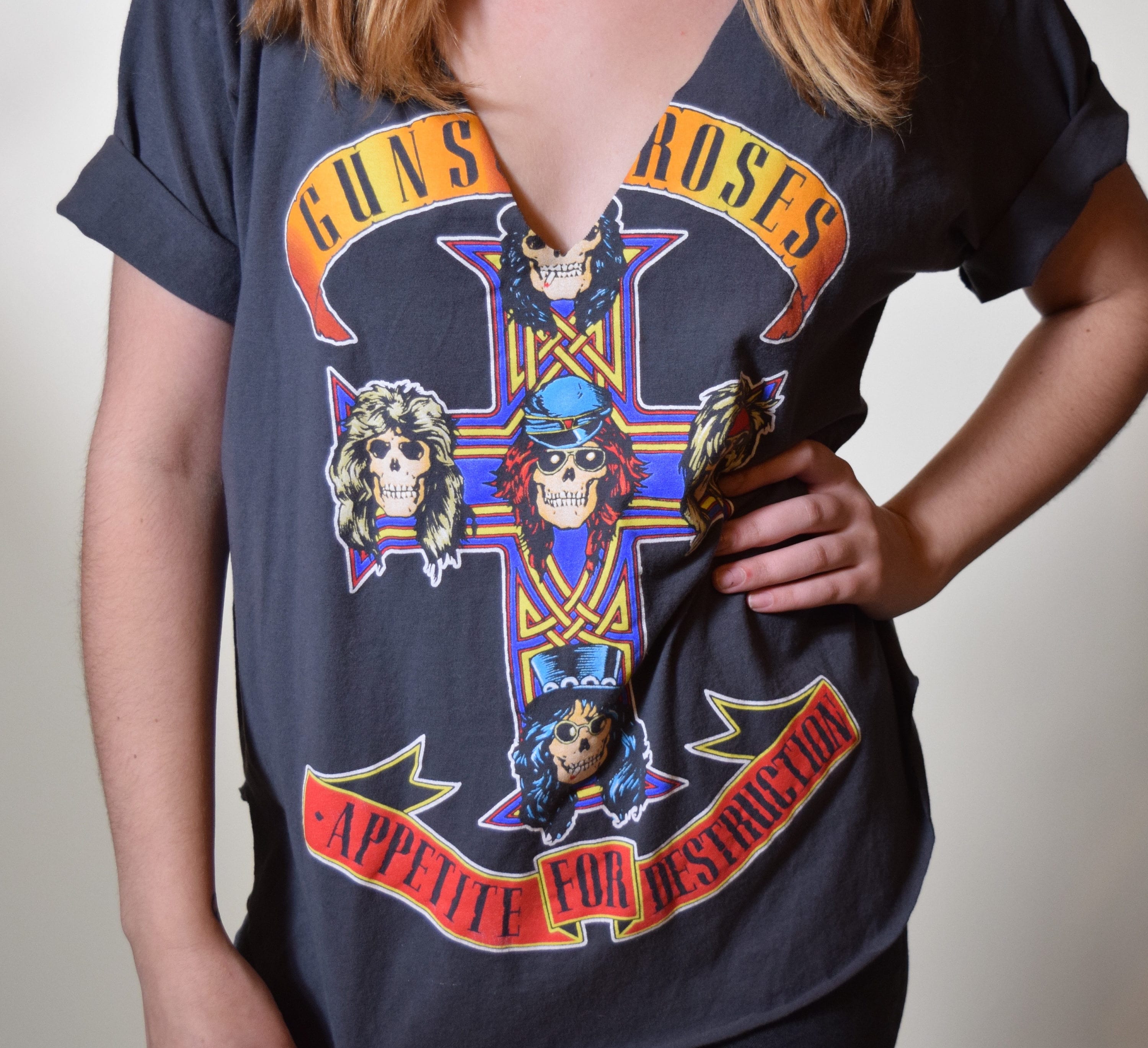 target guns and roses shirt womens