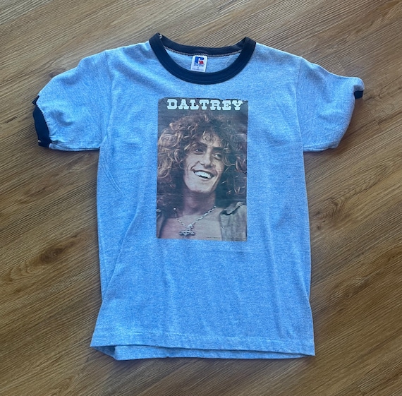 Vintage 1970s Roger daltrey ringer tee size small 1970s