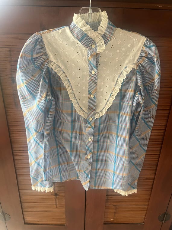 Vintage Circle T made in USA cowgirl rodeo shirt