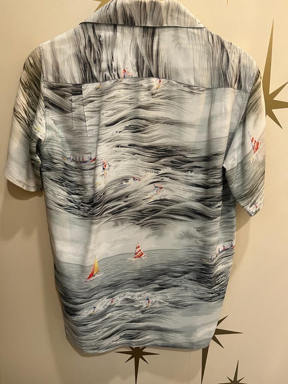 Chemise Hawaïenne Vintage Iolani Années 1950 Taille XS - Multicolore, Excellent état