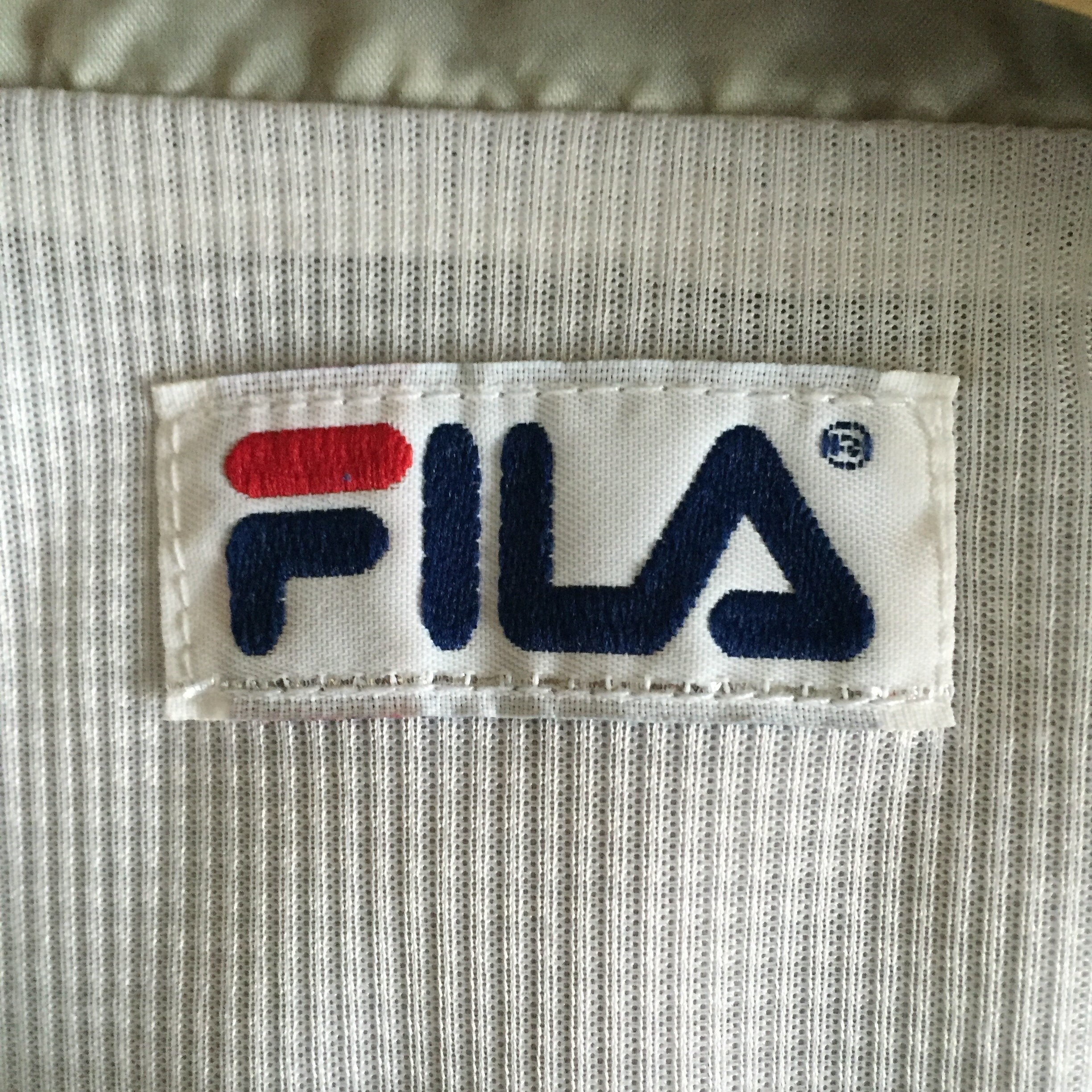 1990's vintage Fila oversized nylon zip up windbreaker jacket unisex medium