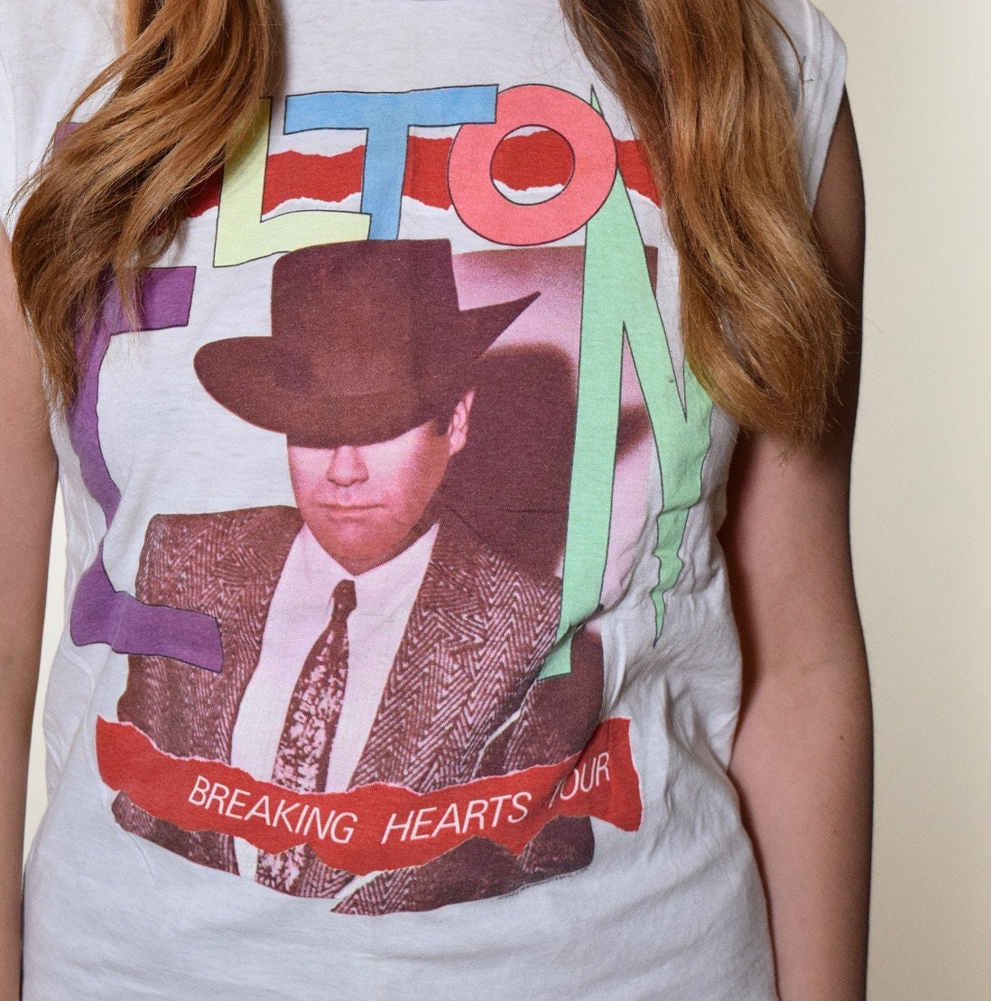 elton john lipstick shirt
