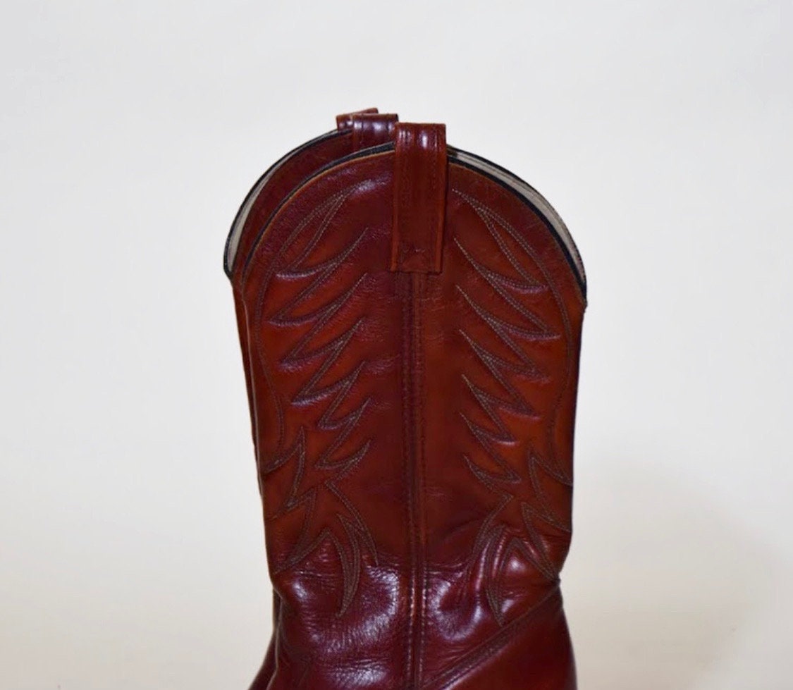 brown boots wooden heel