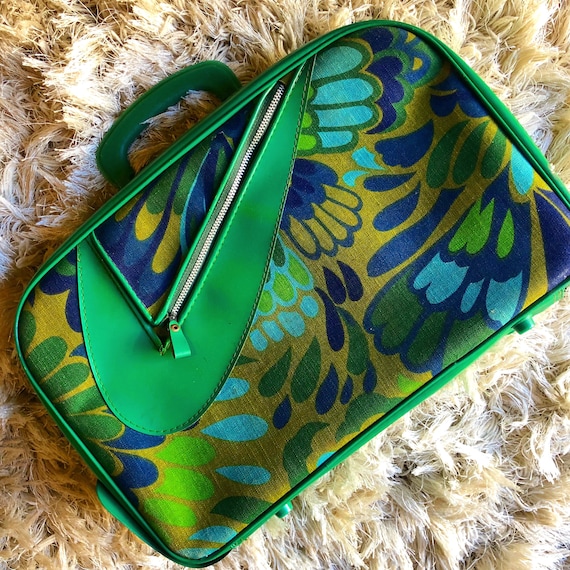 1960s authentic vintage psychedelic groovy floral