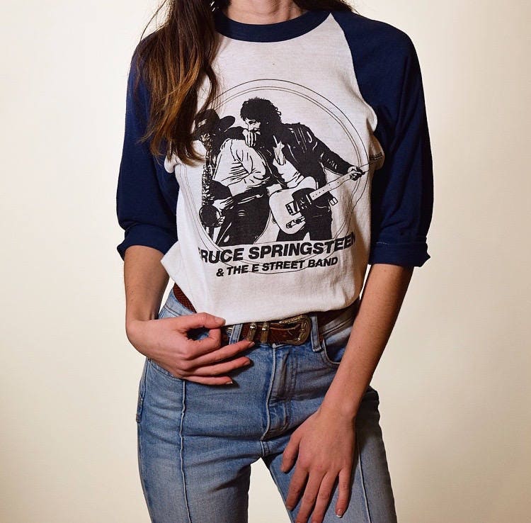 bruce springsteen baseball tee