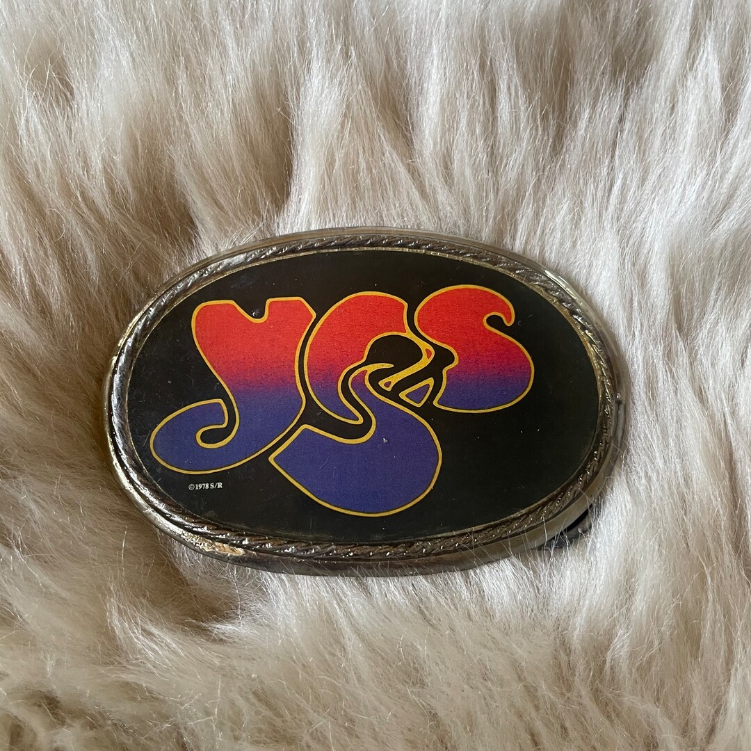 1978 YES Belt Buckle Etsy