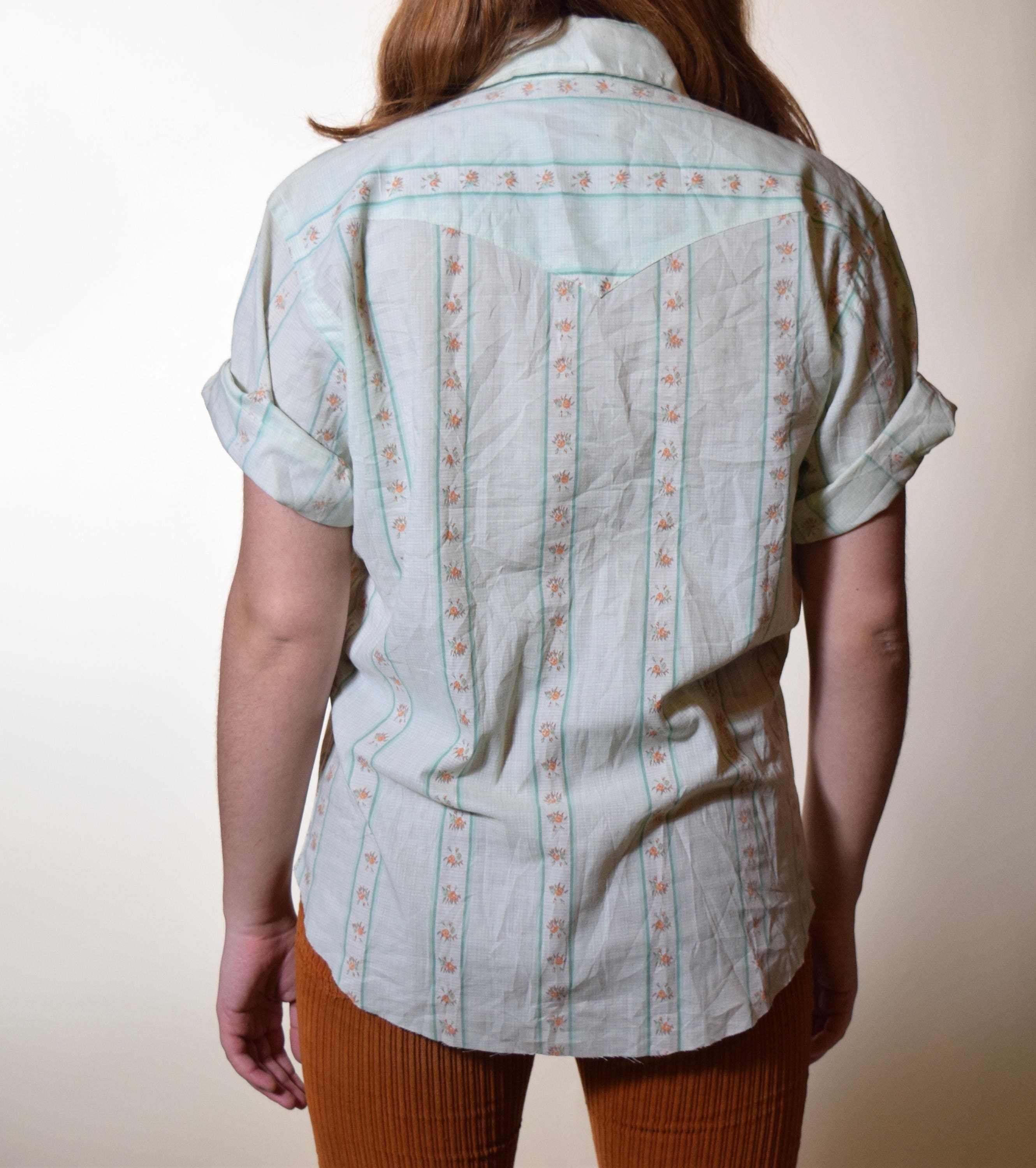 collared cropped shirt