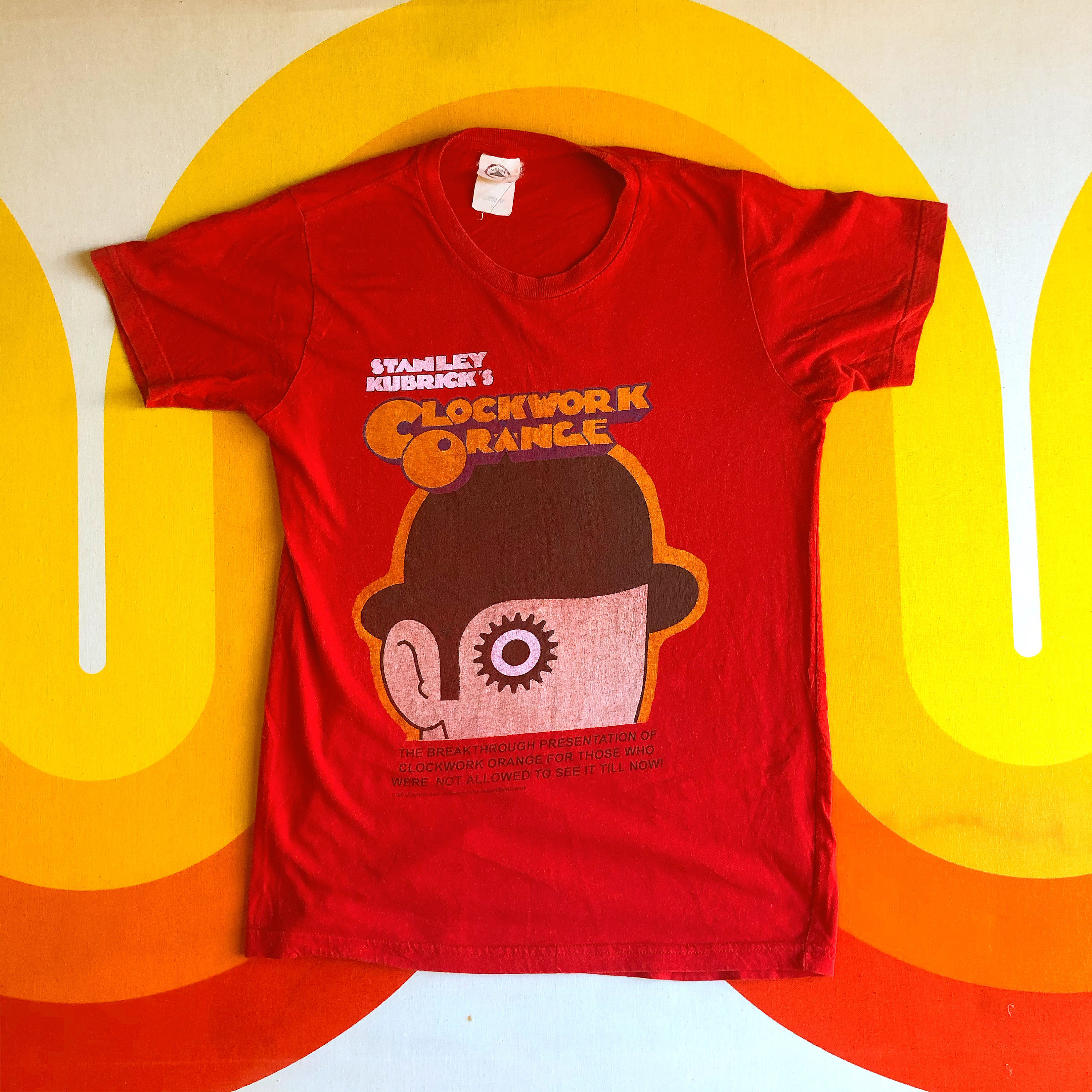 Authentic vintage RARE Clockwork Orange Stanley Kubrick paper thin soft