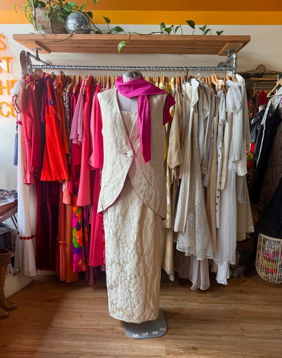 Very rare Mr Blackwell Custom 3 piece evening gown set 1950/1960