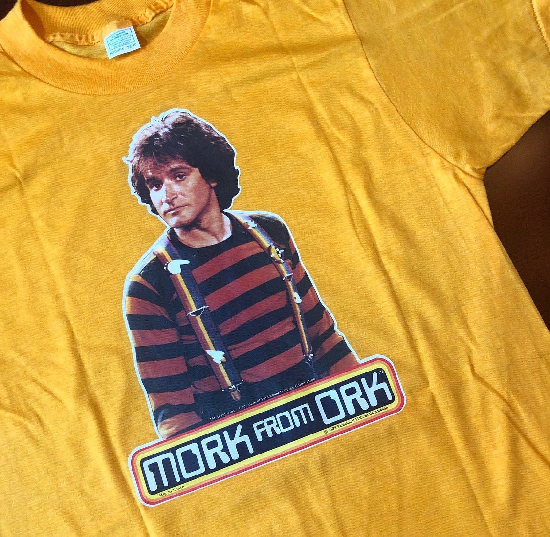 Mork and Mindy Mork From Ork * RARE* 1978 vintage graphic t shirt