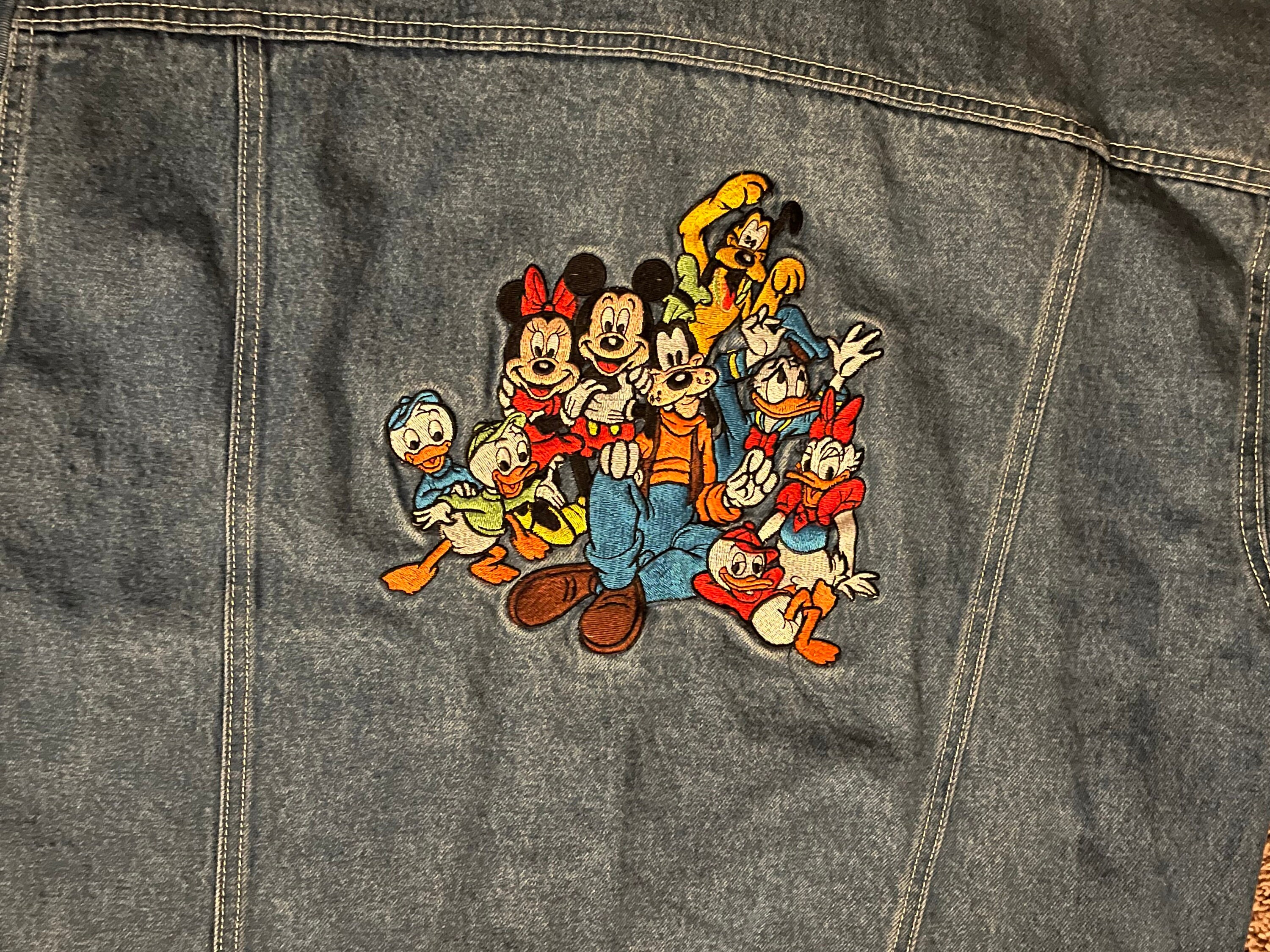 Vintage Mickey Mouse Denim Jacket - Etsy