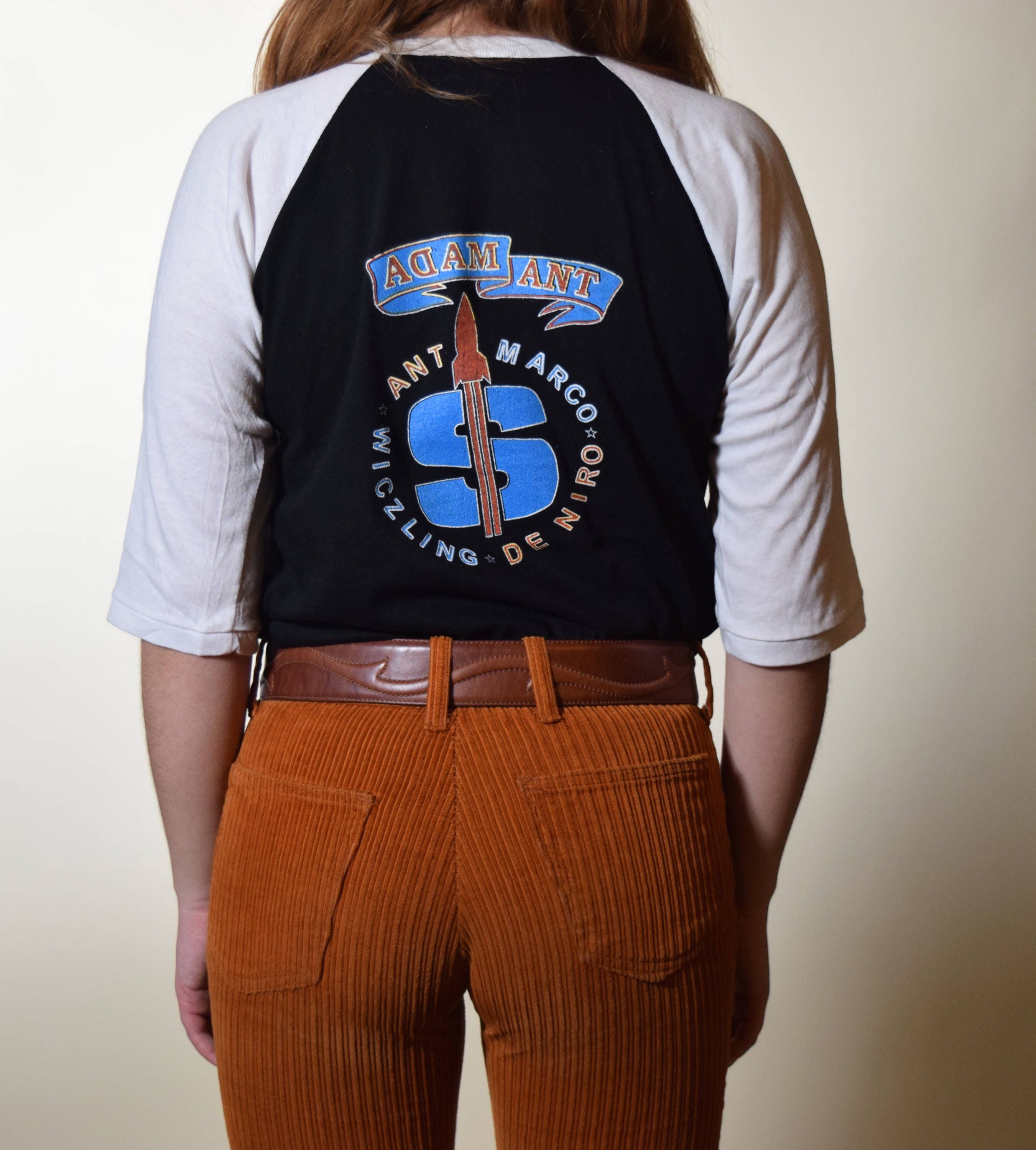 1980's Vintage Adam Ant In Concert tour raglan band tee ...