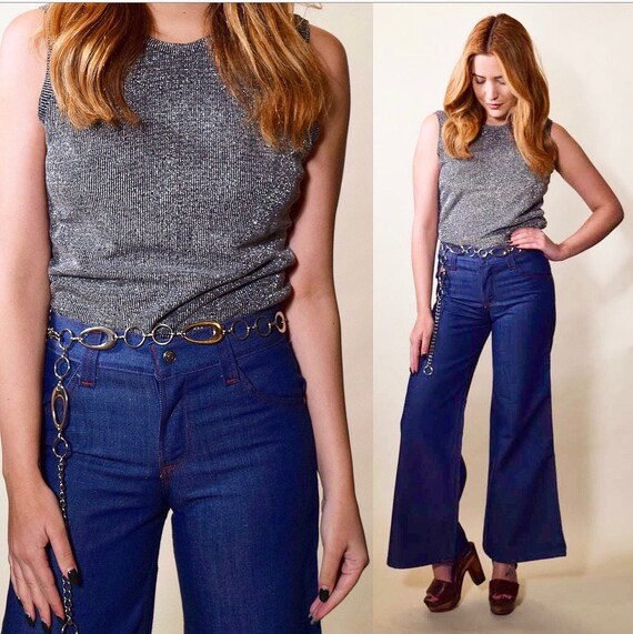 1960s vintage silver + black metallic / shimmery /