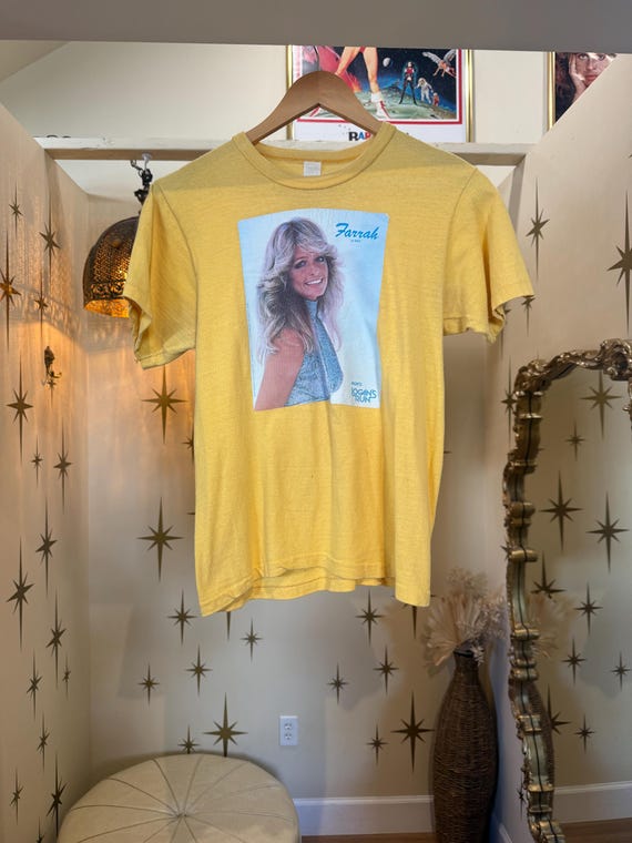 Rare 1970s Farrah fawcett Logan’s Run tshirt.  Size medium