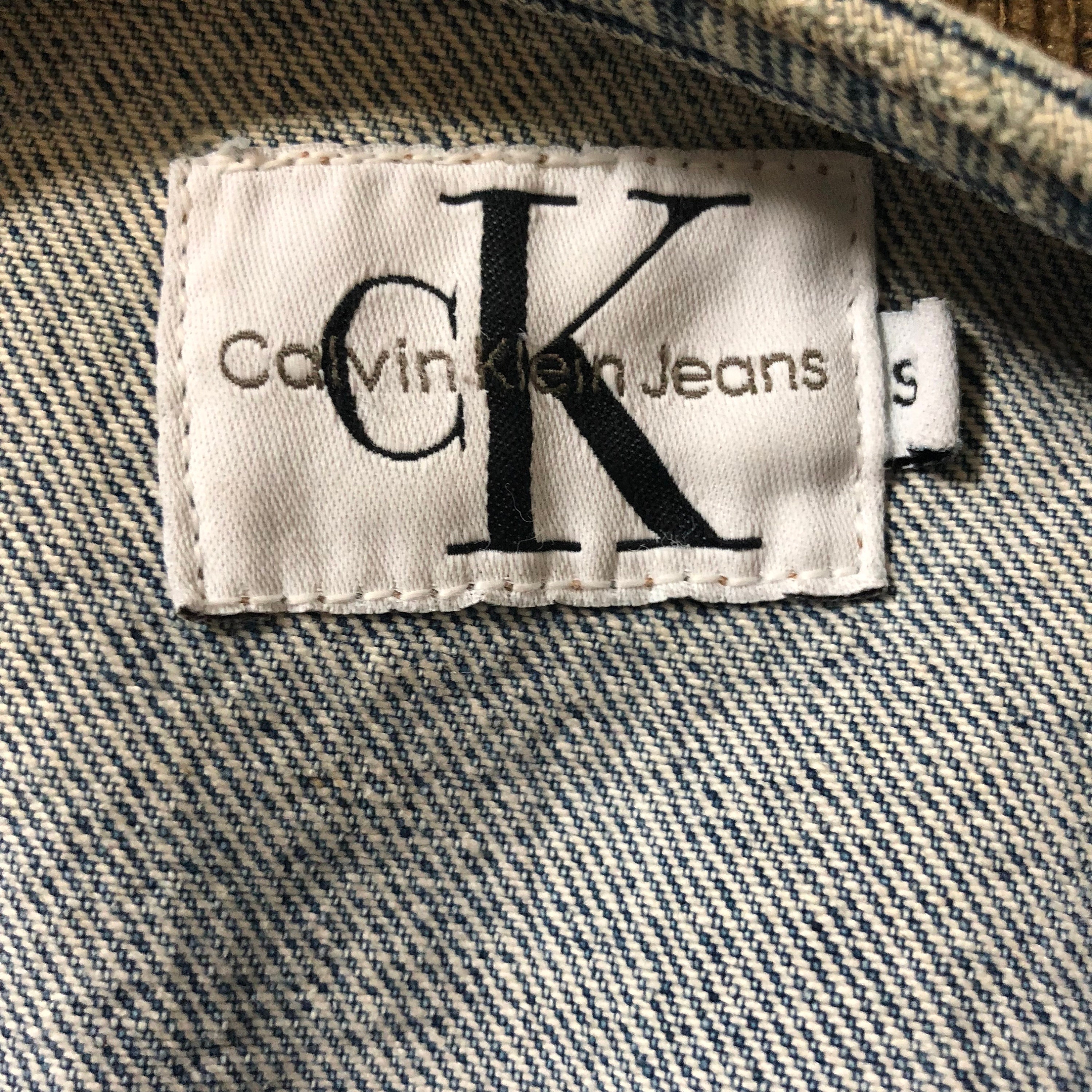 1980's/90s authentic vintage Calvin Klein Jeans classic denim vest ...