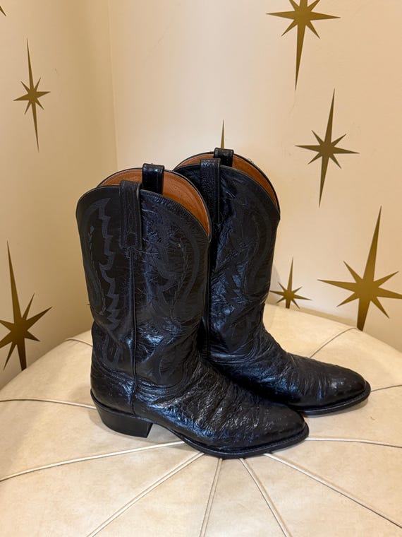 Rare 1970s Lucchese ostrich boots men’s size 9