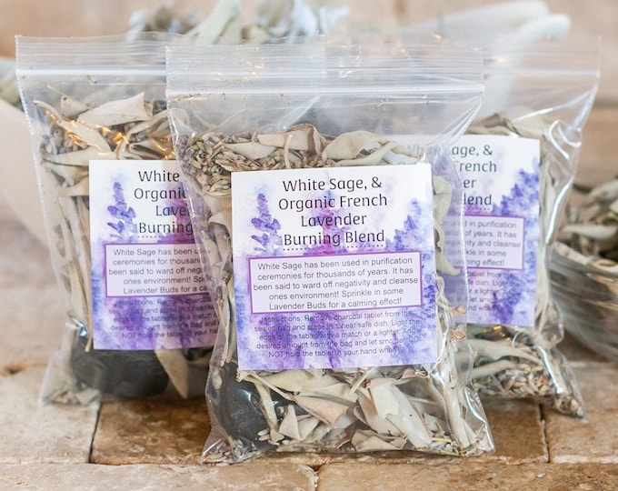 French Lavender & White Sage Burning Blend