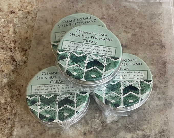 Cleansing Sage Hand Cream - 4 Pack