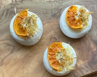 Orange Bergamot Bath Pastry - 3 Pack